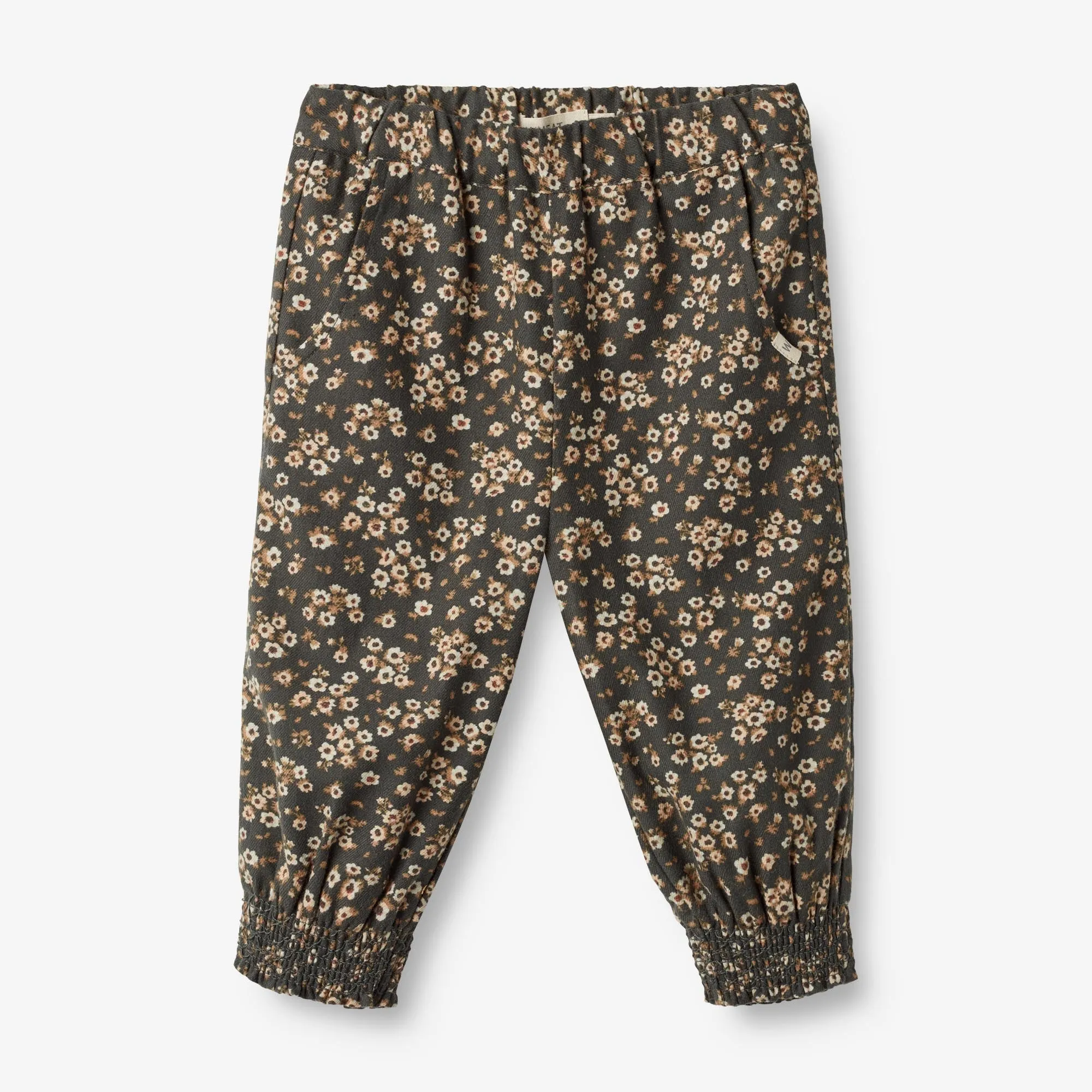 Trousers Sara Lined | Baby - black coal flowers