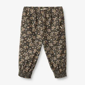 Trousers Sara Lined | Baby - black coal flowers