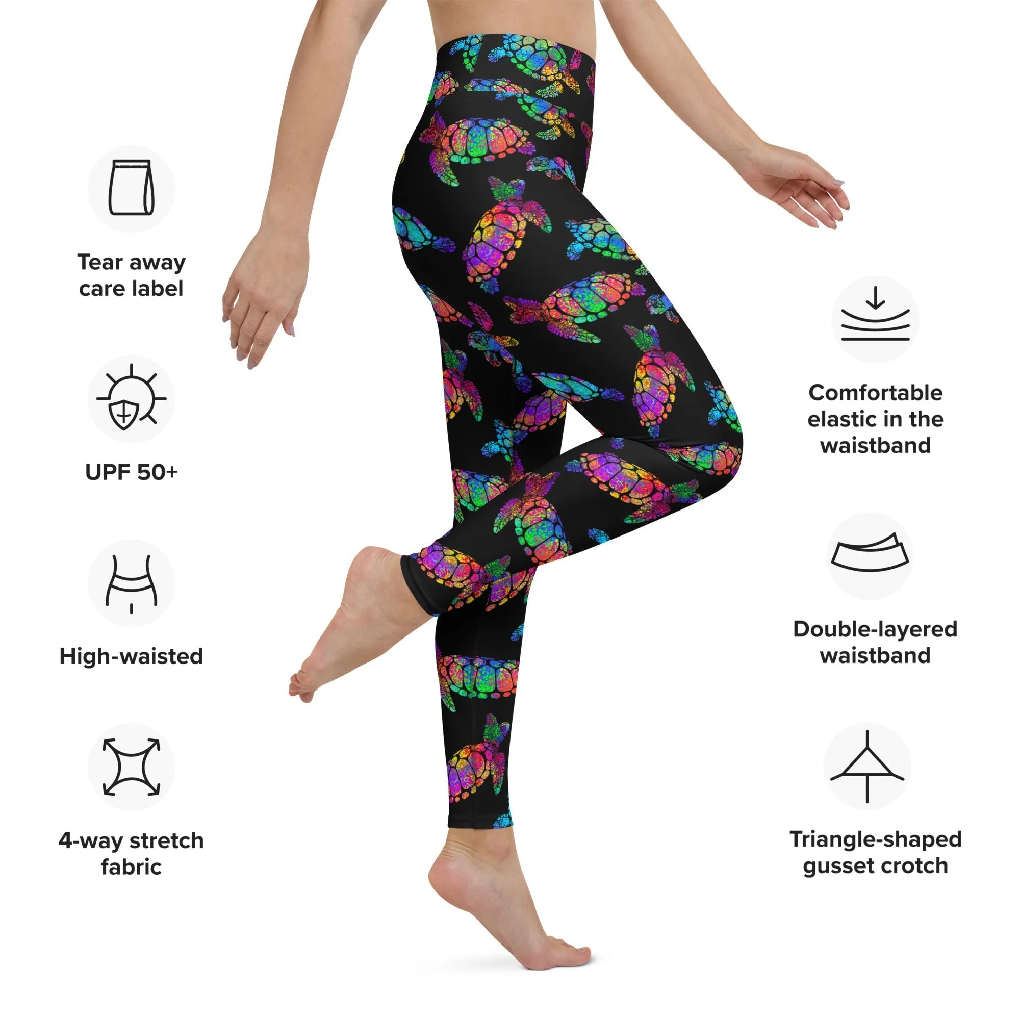 Turtle Yoga Leggings