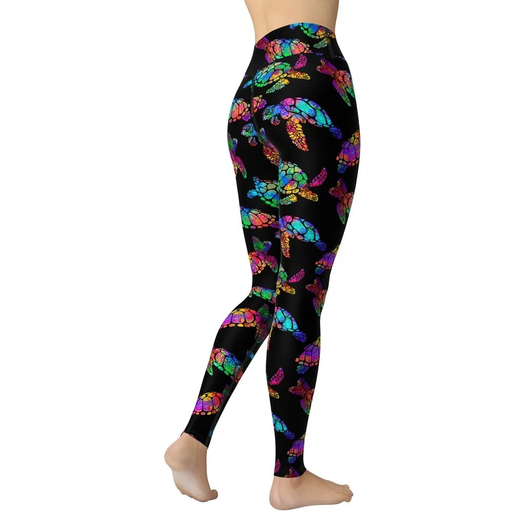 Turtle Yoga Leggings