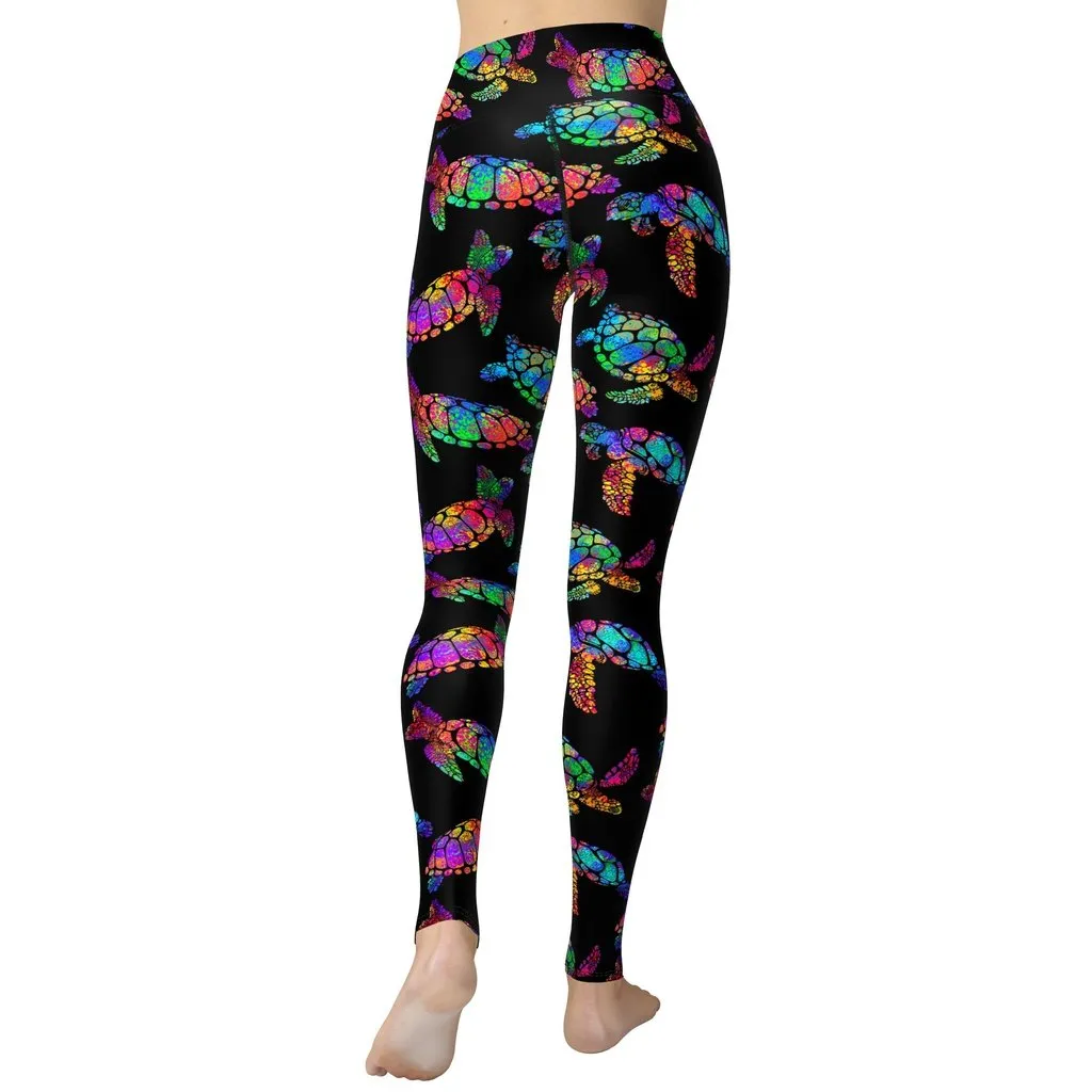 Turtle Yoga Leggings