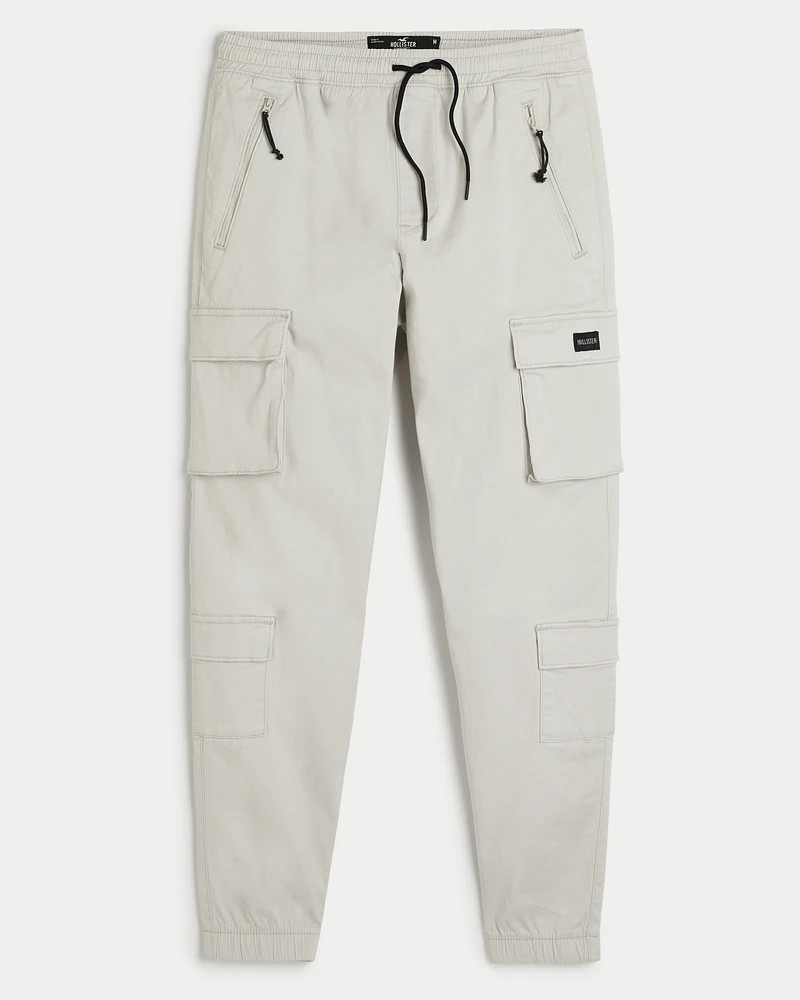 Twill 4-Pocket Cargo Joggers