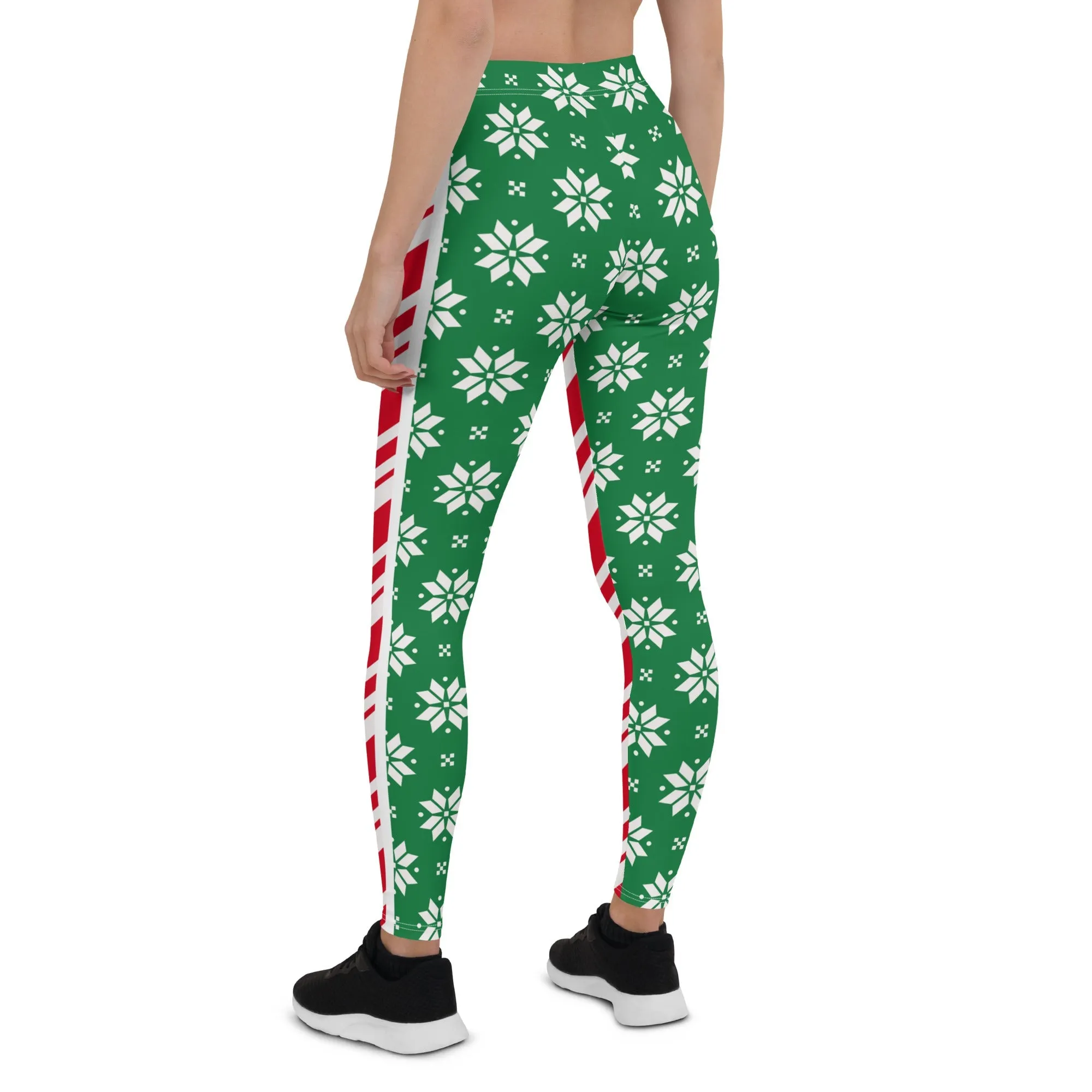 Two-Side Pattern Christmas Leggings