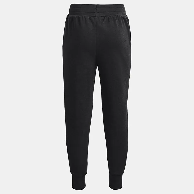 Under Armour Kids' Rival Fleece EM Joggers Black / White