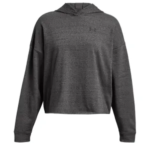 Under Armour Rival Terry Over Sized Hoodie - Womens - Castlerock Full Heather/Black