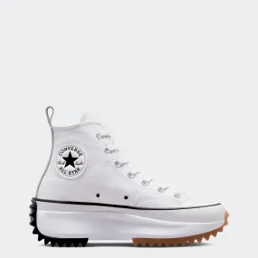 Unisex Converse Run Star Hike Platform Leather Shoes White