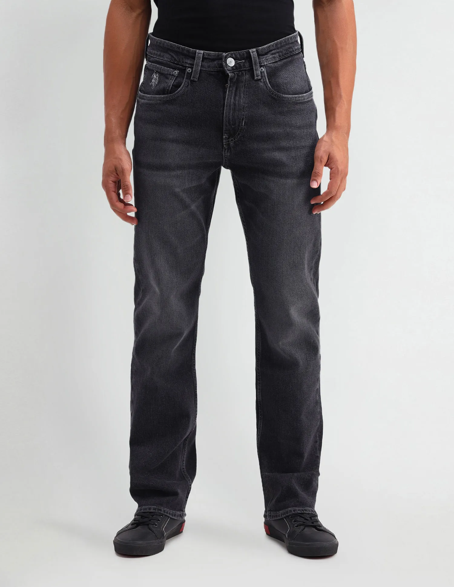 U.S. Polo Assn. Denim Co. Harold Slim Straight Fit Grey Jeans