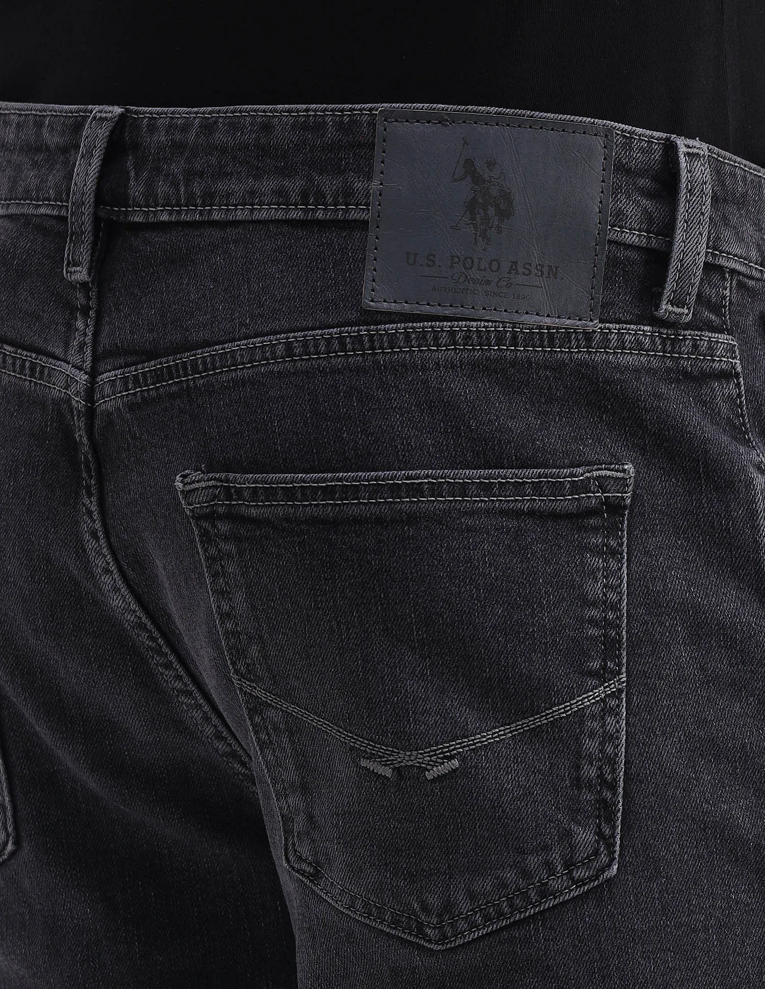 U.S. Polo Assn. Denim Co. Harold Slim Straight Fit Grey Jeans