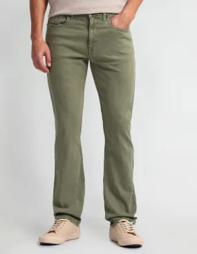 U.S. Polo Assn. Denim Co. Harold Slim Straight Green Jeans