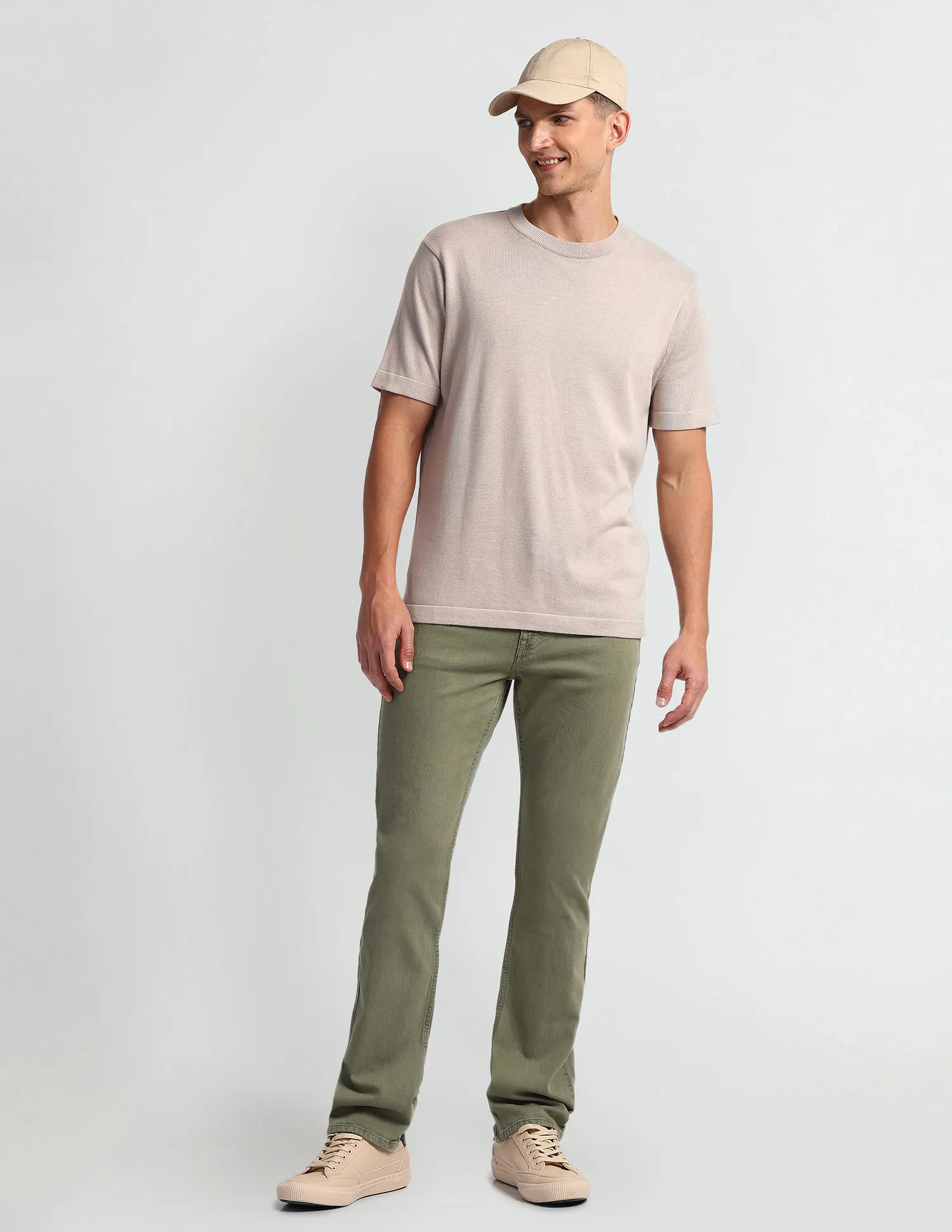 U.S. Polo Assn. Denim Co. Harold Slim Straight Green Jeans