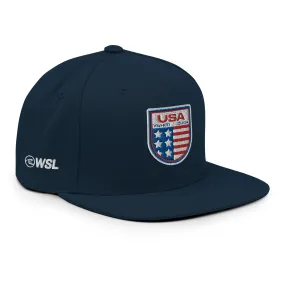 USA All The Way Snapback Hat