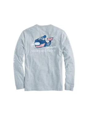     VINEYARD VINES  Men's Long-Sleeve Downhill Ski Whale Pocket T-Shirt    