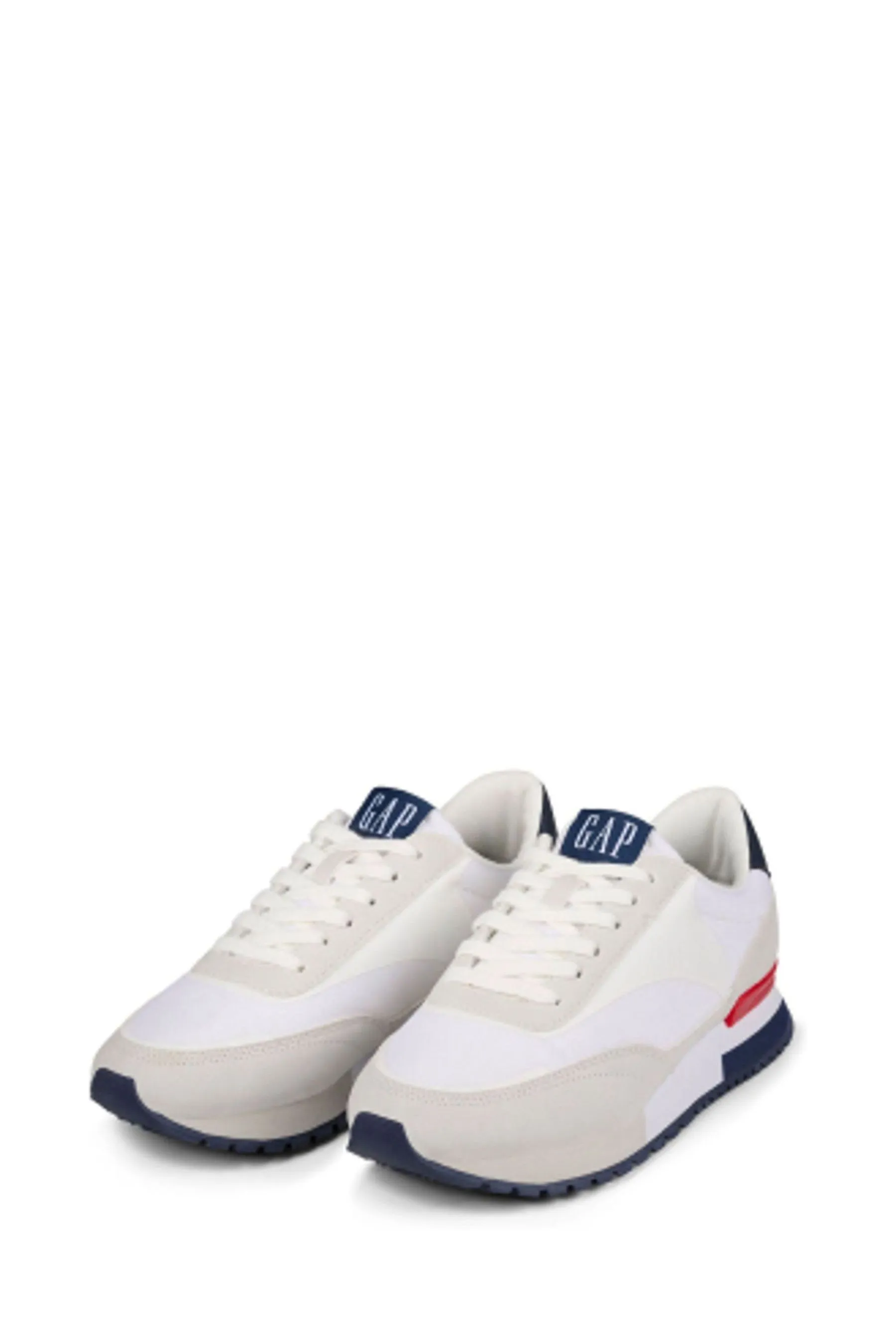 White New York Low Top Trainers