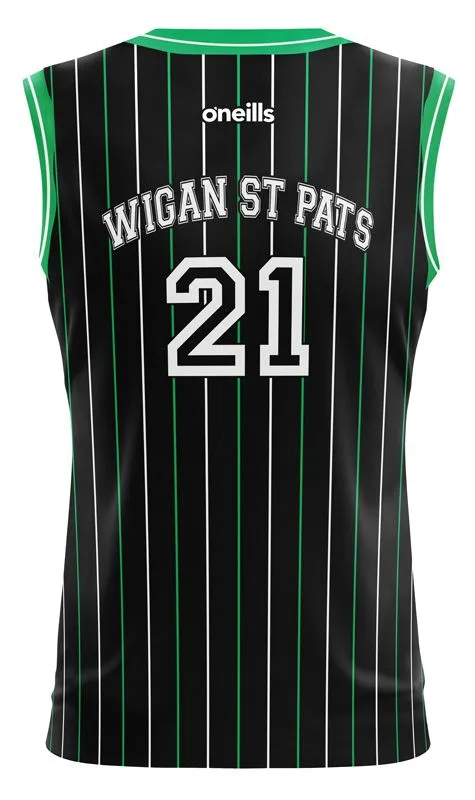 Wigan St Pats ARLFC Basketball Vest (black)