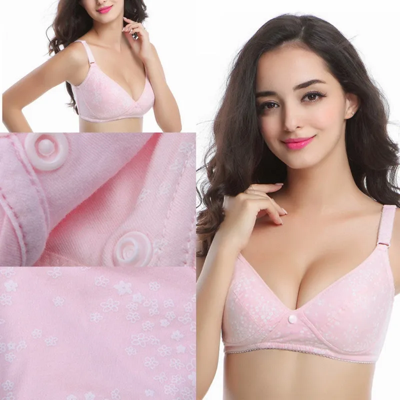 Women Maternity Nursing Bra Breastfeeding Pregnant Feeding Maternity Bras Cup 34-42B SM6