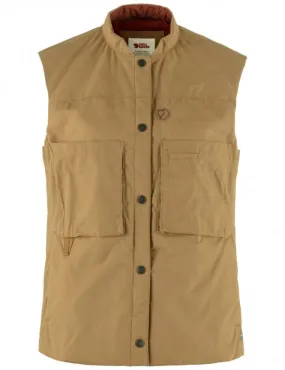 Women's Singi Padded Vest - Buckwheat Brown