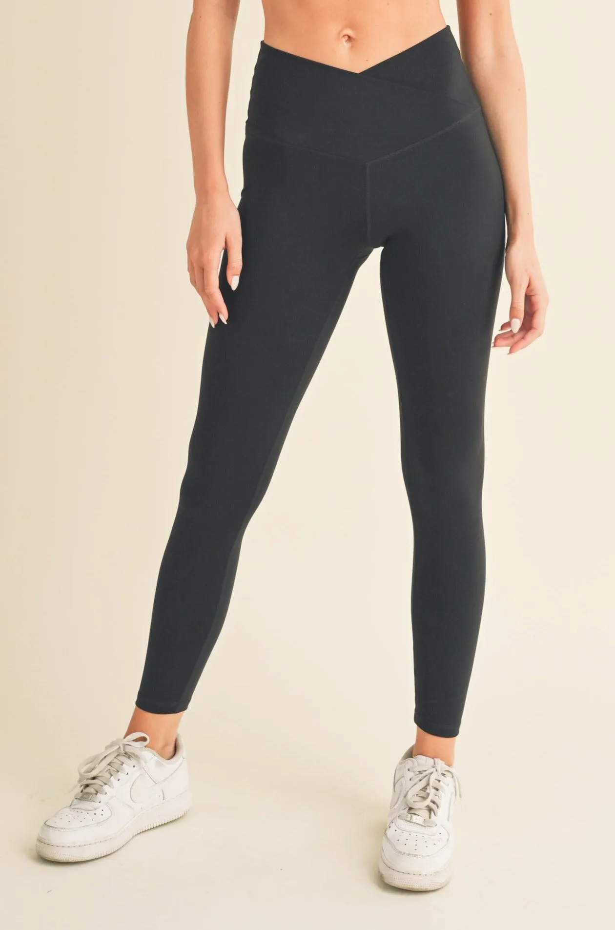 Women's Crossover Waistband Active Leggings