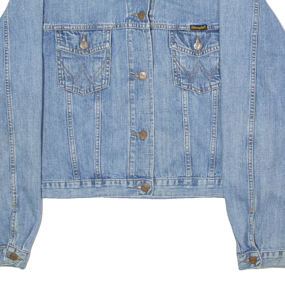 WRANGLER Womens Denim Jacket Blue L