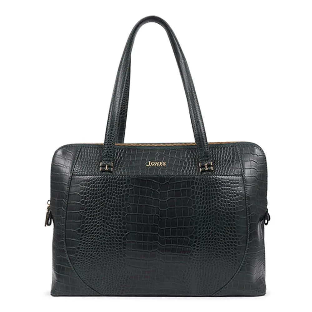 Wynter Croc Leather Shoulder Bag - WYNTER / 324 554