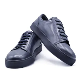 Zelli Calfskin Sneakers Charcoal Size 9