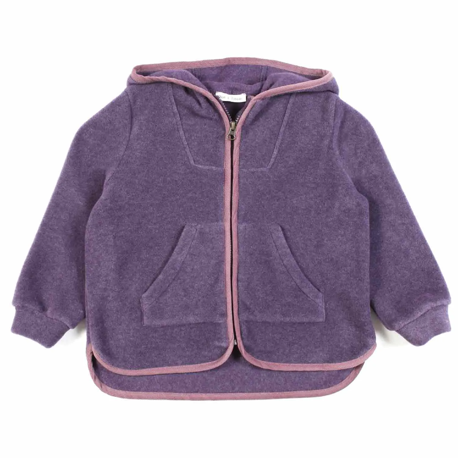 Zhoe & Tobiah Purple Fleece Hoodie For Girl