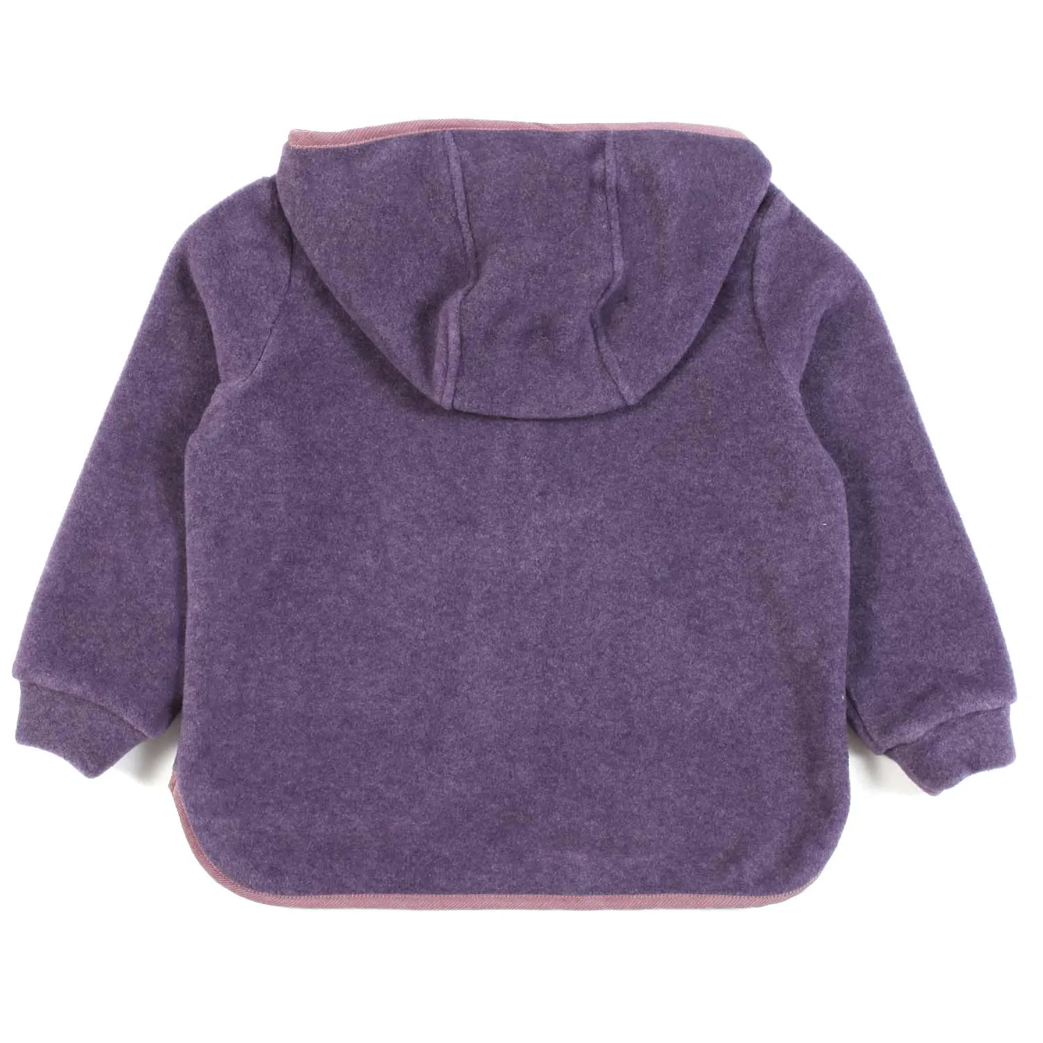 Zhoe & Tobiah Purple Fleece Hoodie For Girl