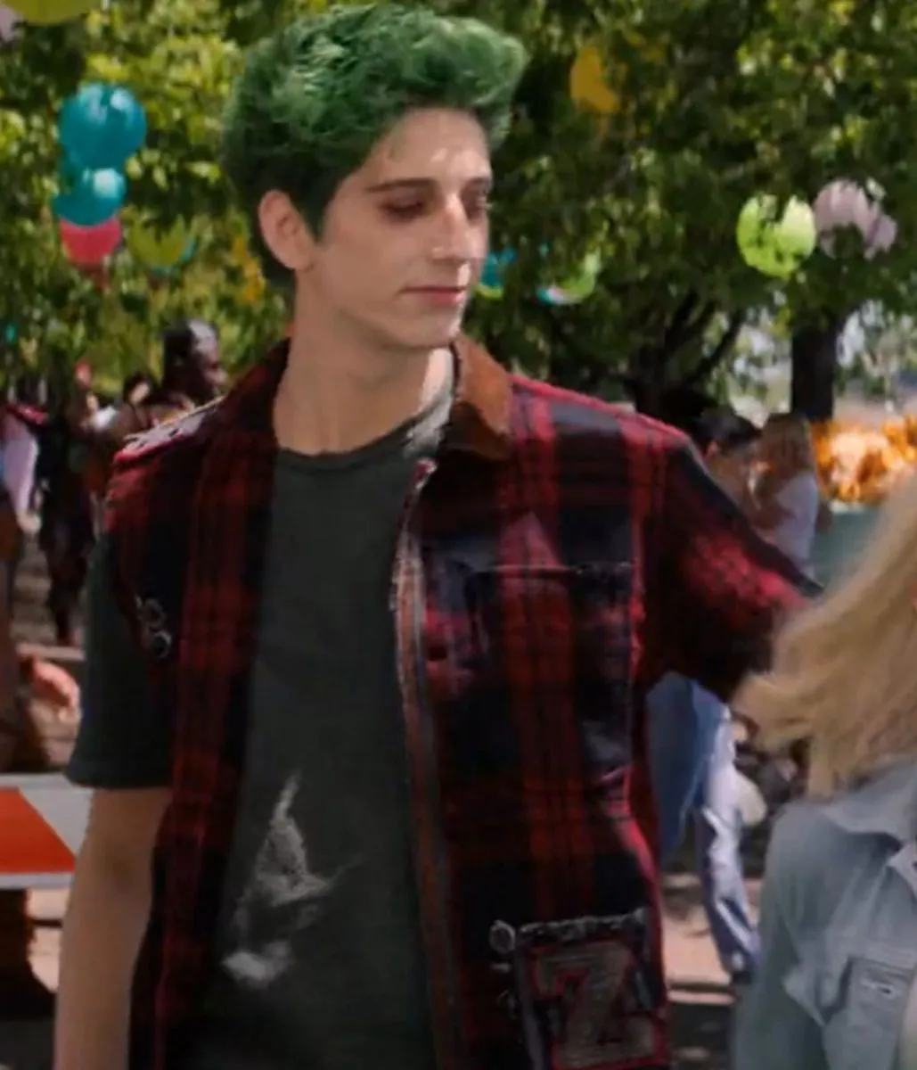 Zombies 2 Milo Manheim Red Checkered Vest